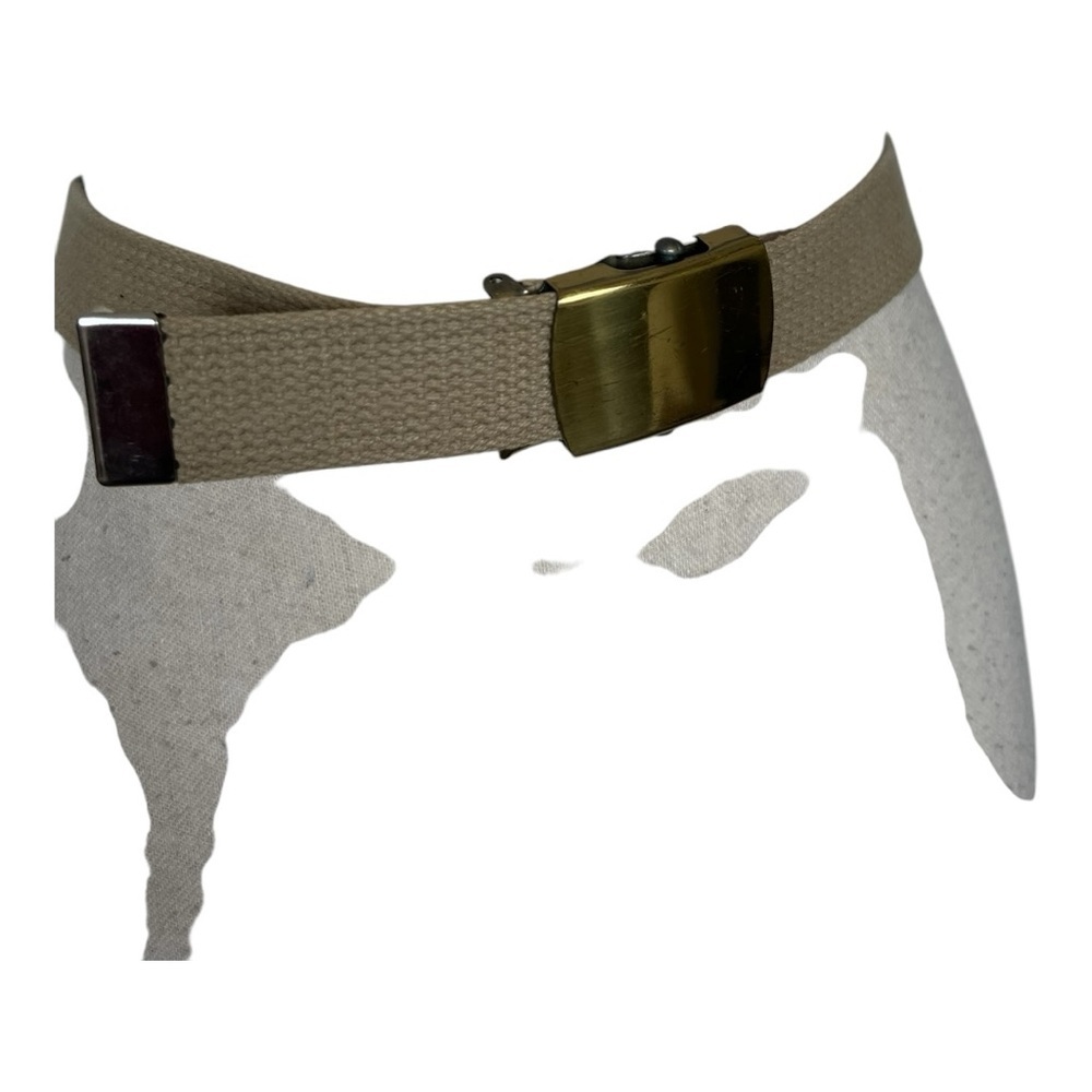 Vintage Cream and Gold Belt - Picture 4 of 6